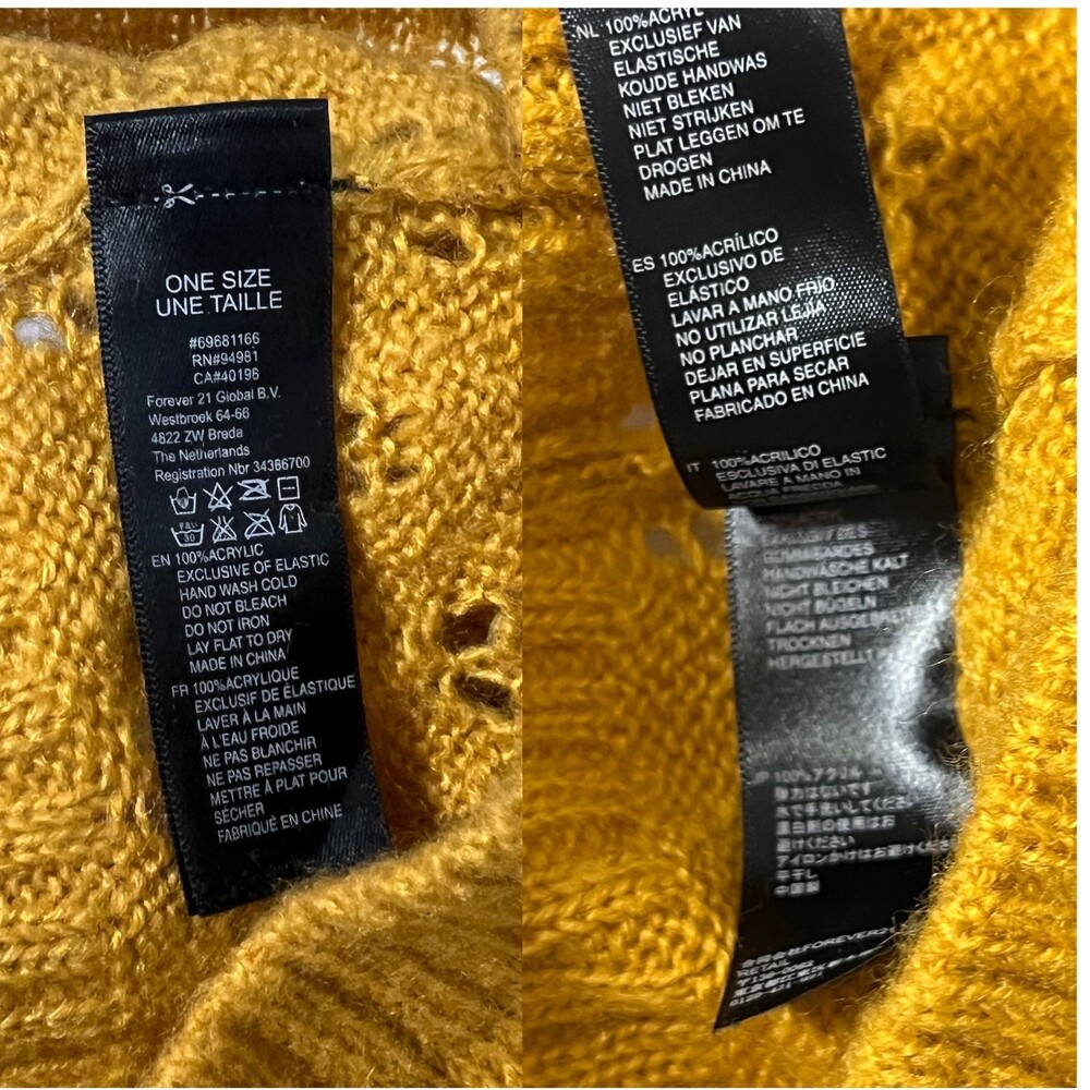 Fall Knit hat, beanie, warm - Picture 4 of 4